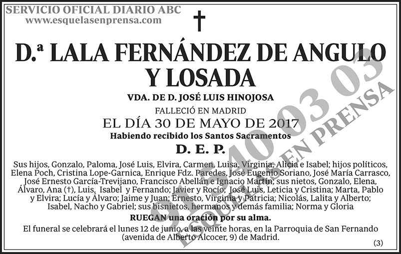 Lala Fernández de Angulo y Losada